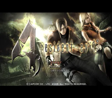 Resident Evil 4 screen shot title
